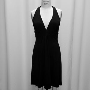 Black Knit Halter Dress